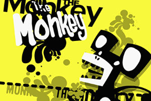 Art Box illustration monkey grafics royalty-free